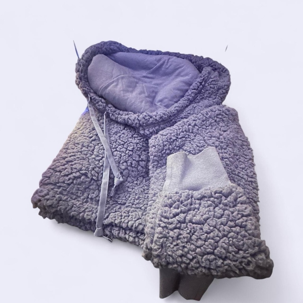 Z by Zella Blue Sherpa fleece with Hood